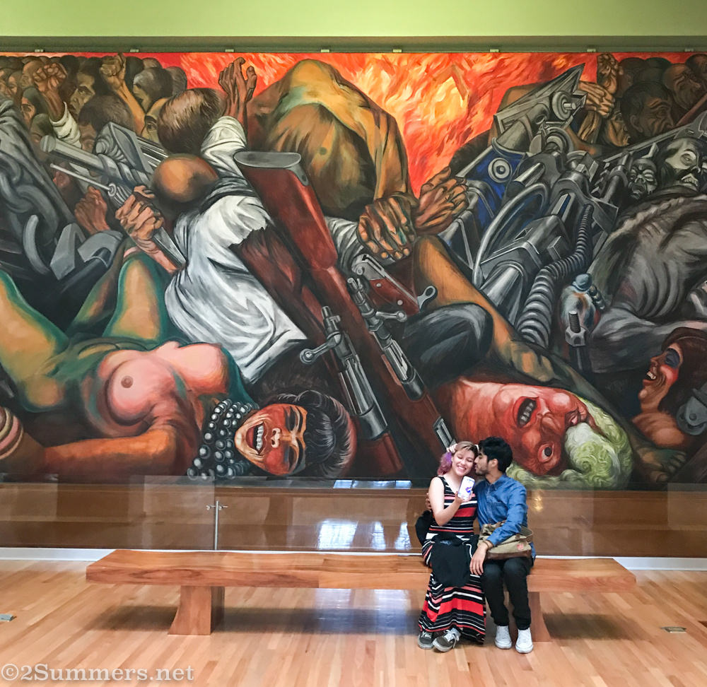 Mural at Bellas ARtes