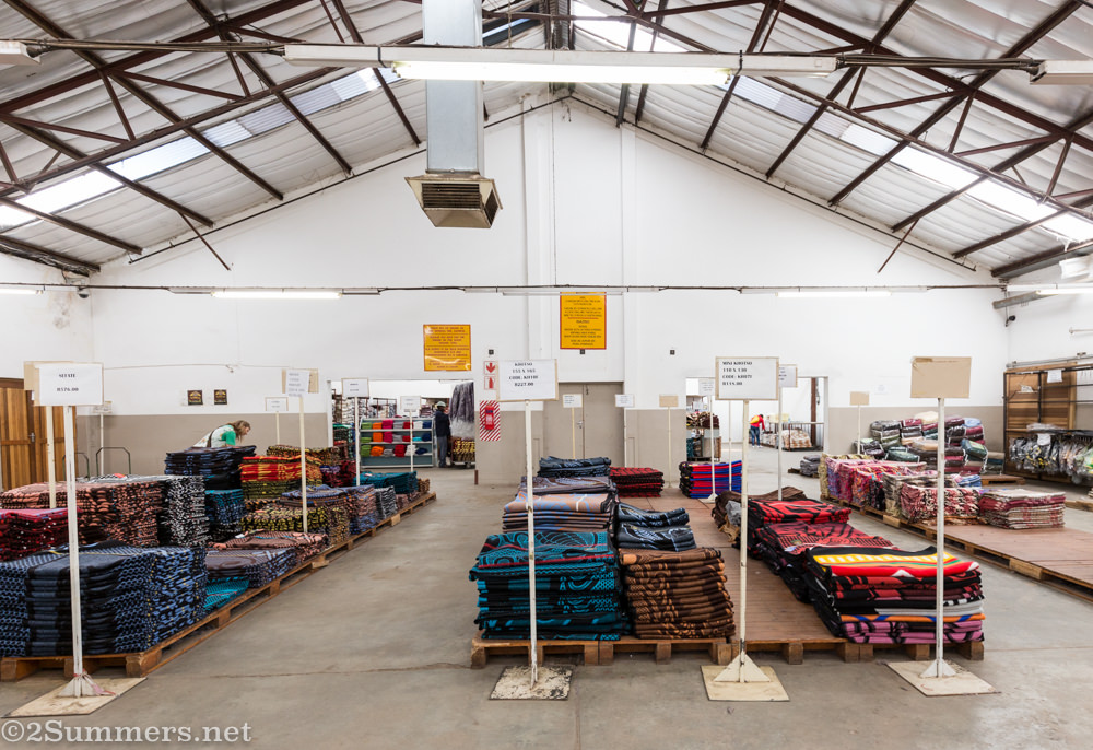 Basotho blankets at Aranda