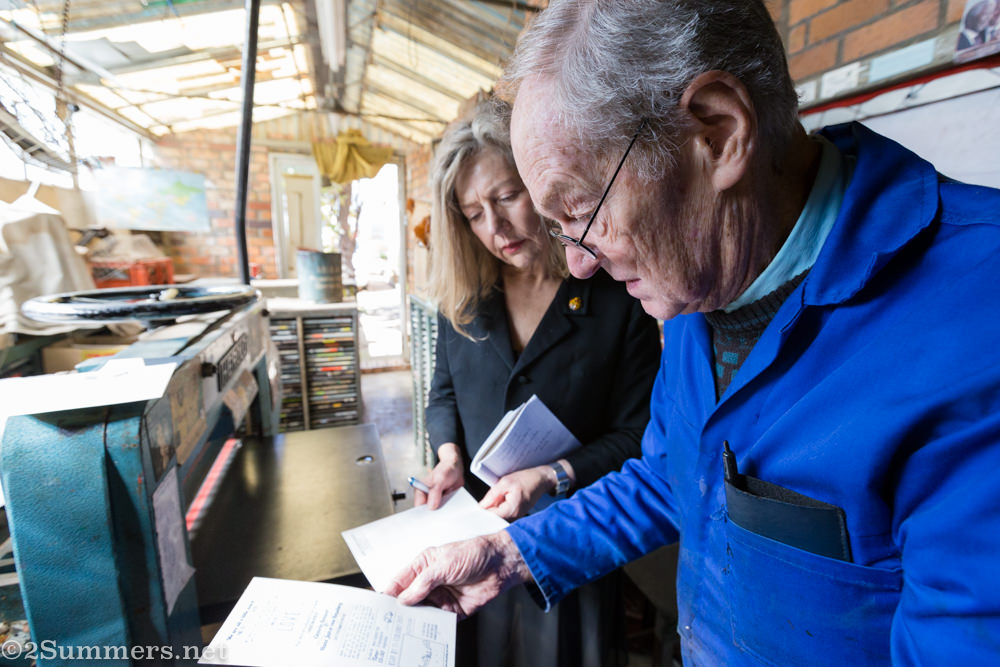 Marie-Lais and Ted at PrintALine