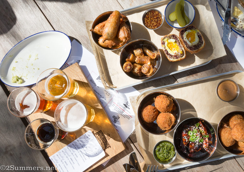 Beer and food at Hoghouse