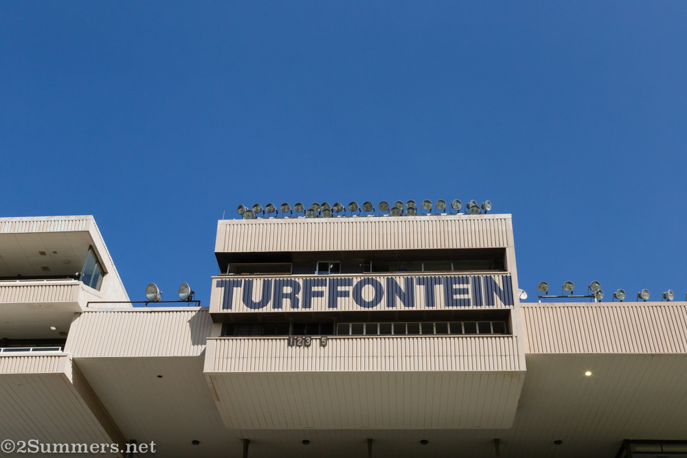 Turffontein Racecourse sign