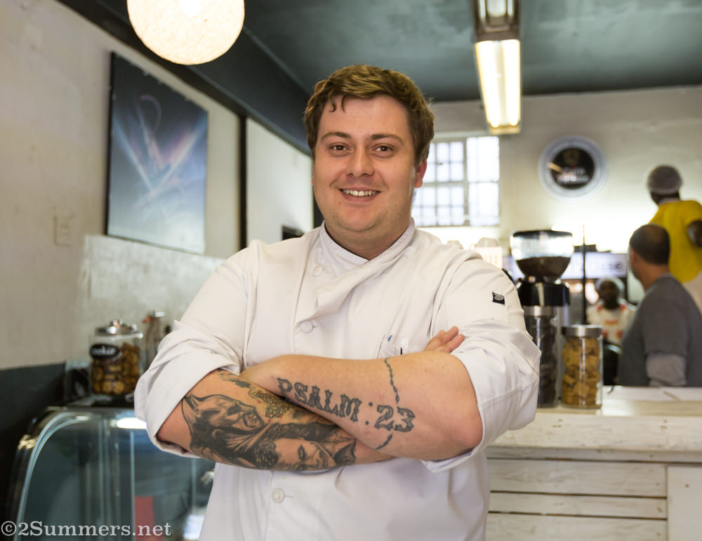 chef Martin Ferreira in his new shop
