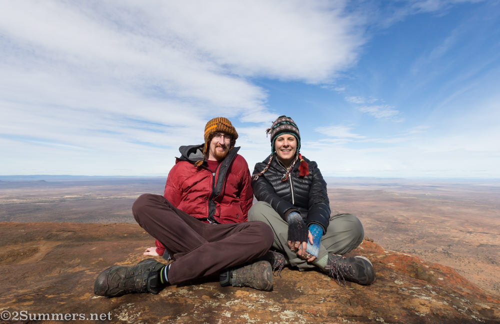Heather and Ray on plateau