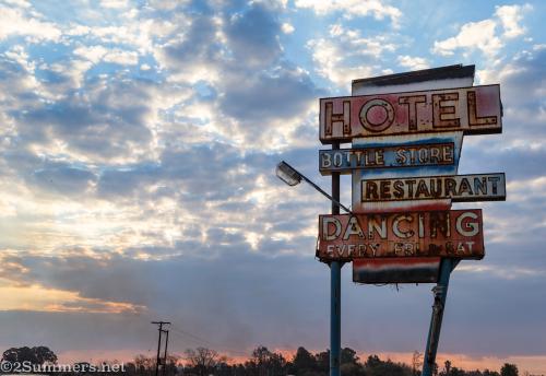 Bapsfontein Hotel neon sign
