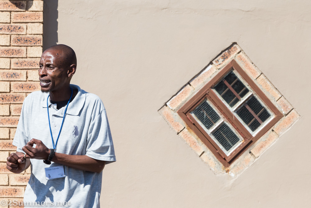 Tshepo Letsoalo, guide for Sophiatown The Mix