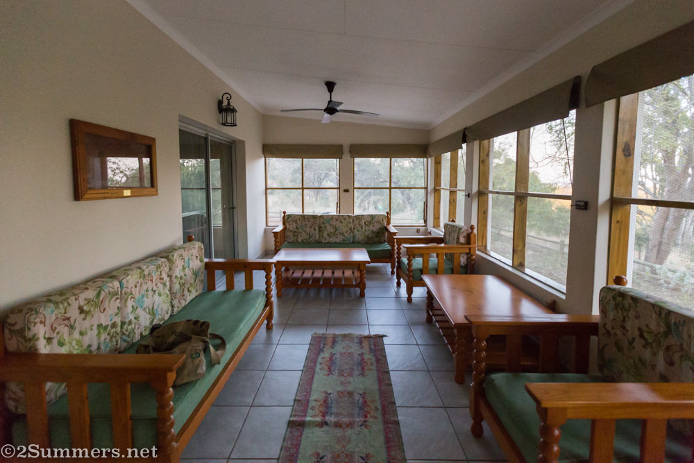 Porch at Russell Guest Cottage in Punda Maria