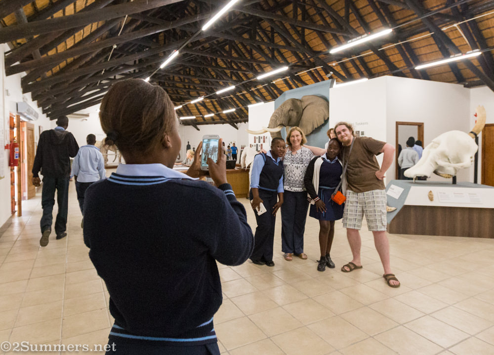 Ray’s family at Kruger Elephant Museum