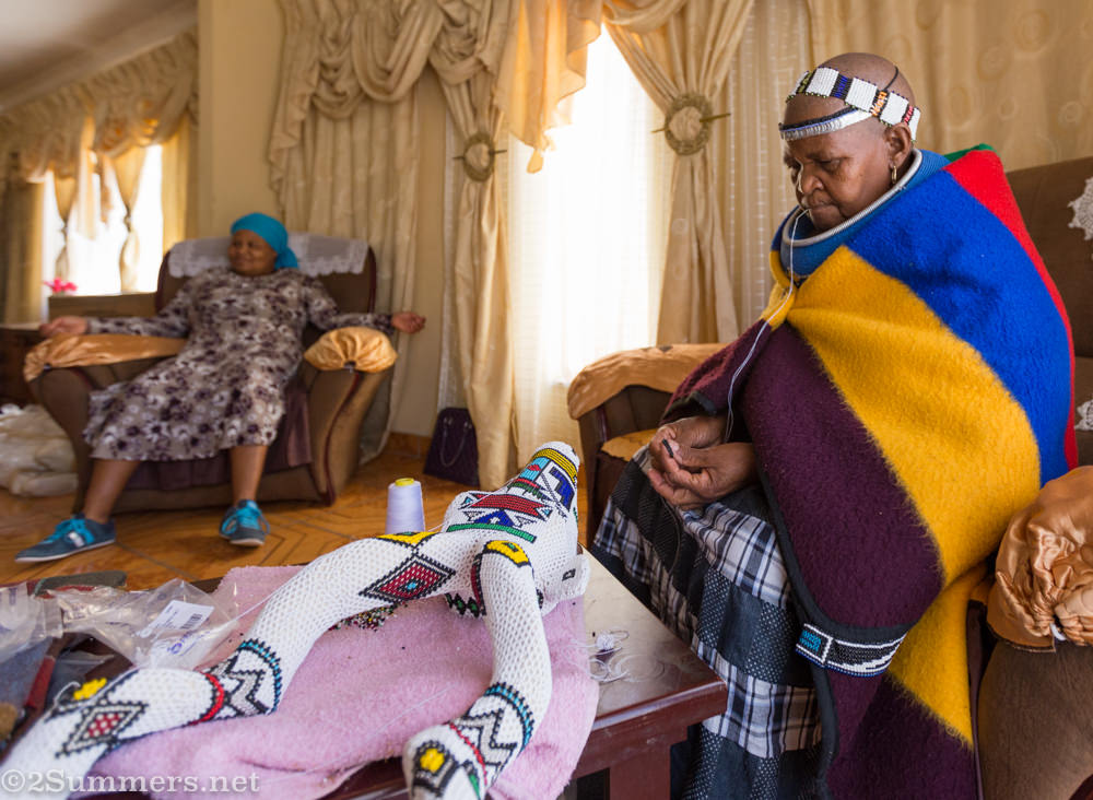 Mama Anna and her daughter Minky