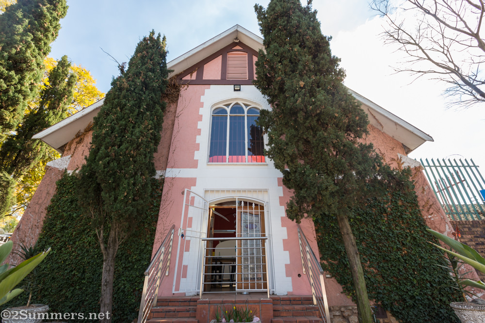 Pink house in Melville