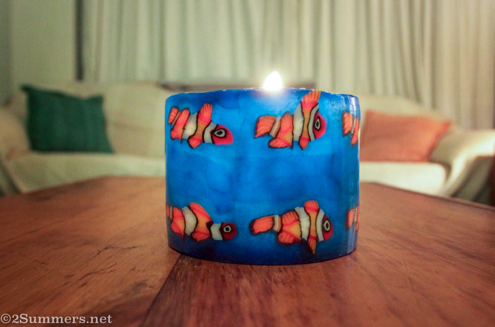 Swazi candle with fish
