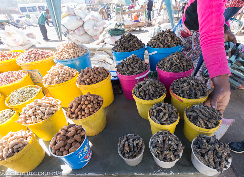Mopane worms in Marabastad