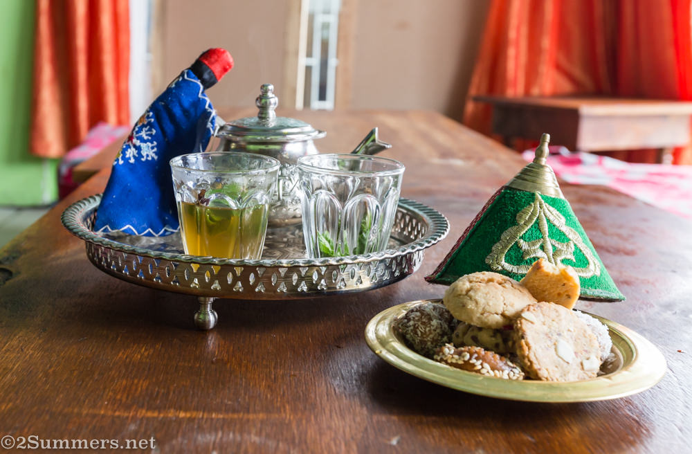 Mint tea at Andalousse