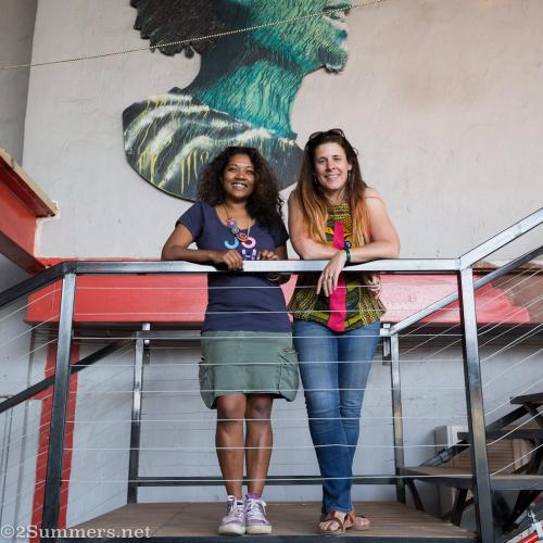 Meruschka and Heather #WalkMyCity