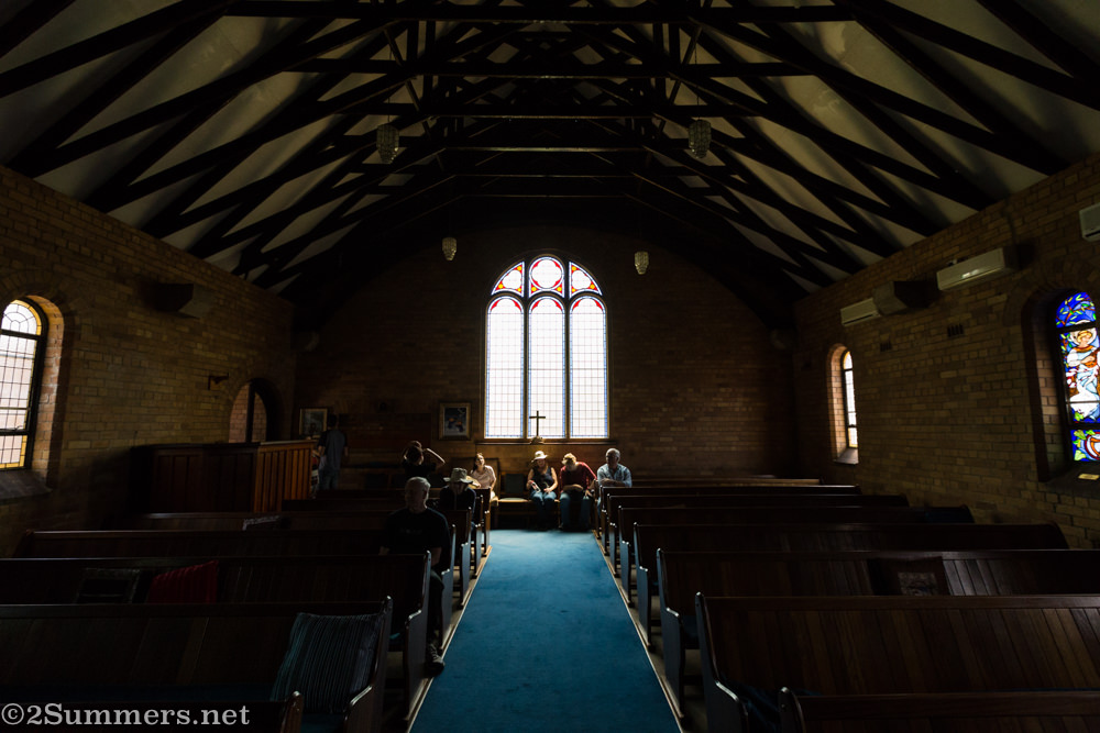 Inside St. Francis chapel