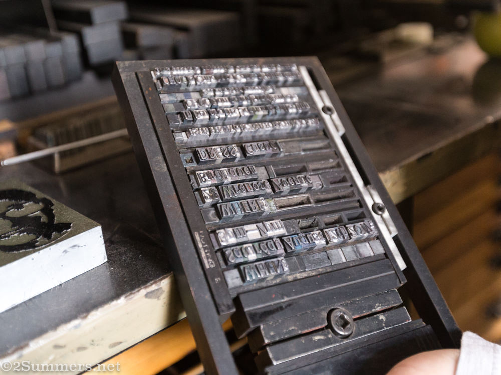 Letterpress type