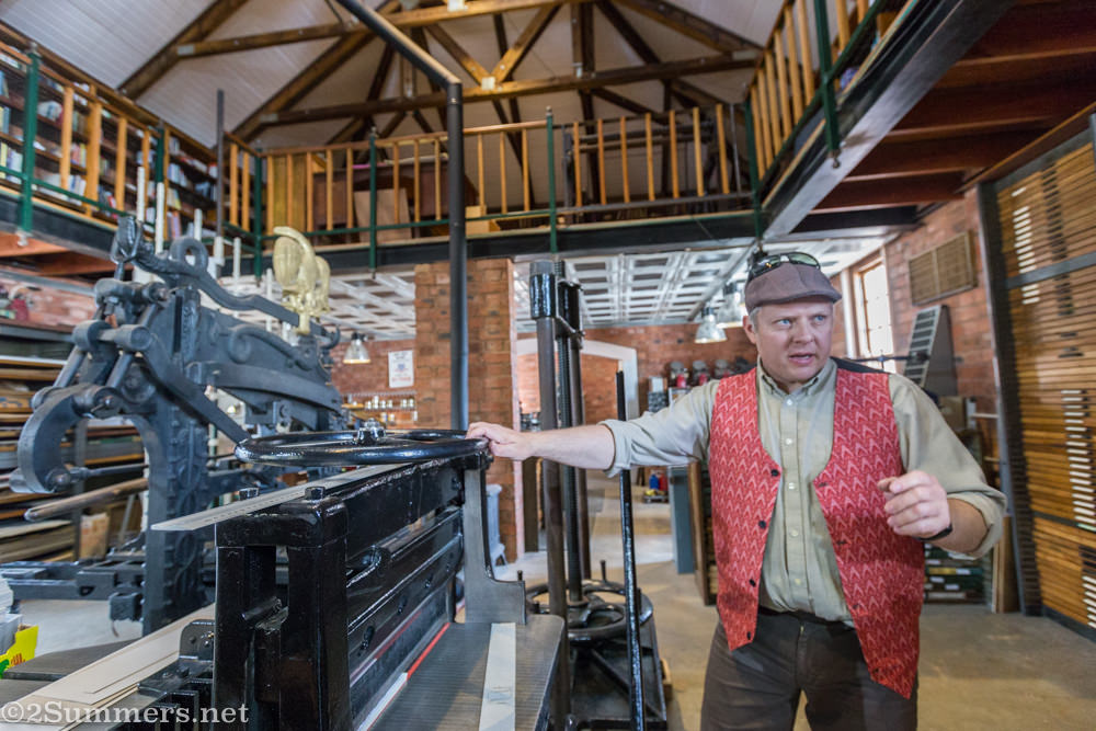 Antique paper-cutter