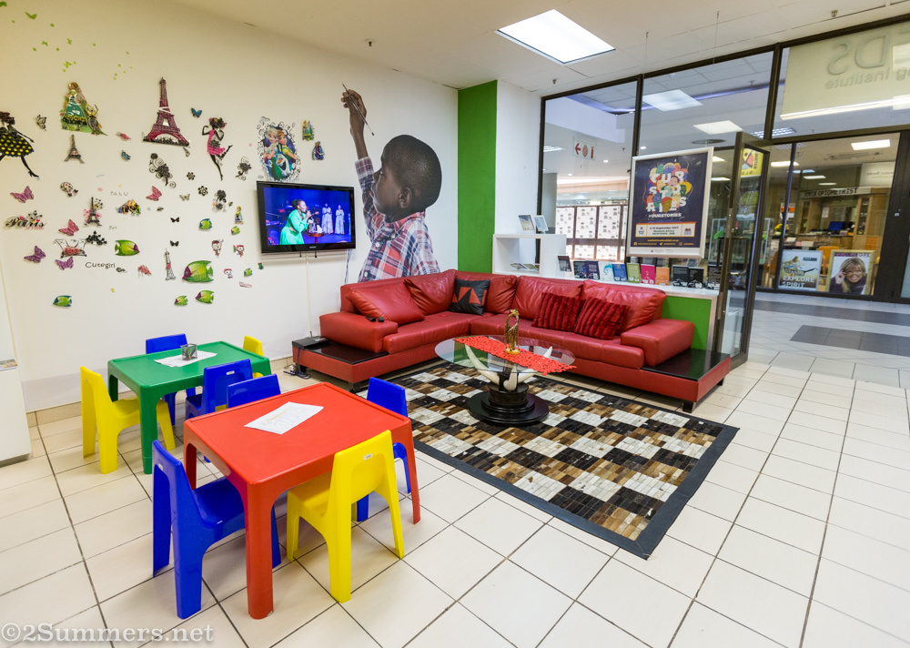 Children’s section at African Flavour