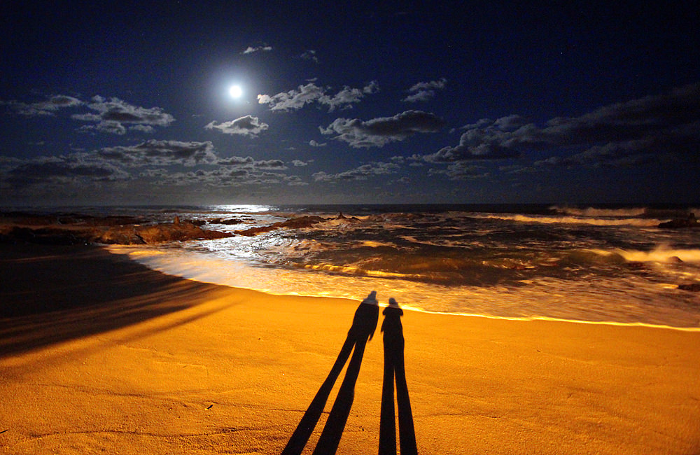 Heather and Jon at the beach on the South Coast
