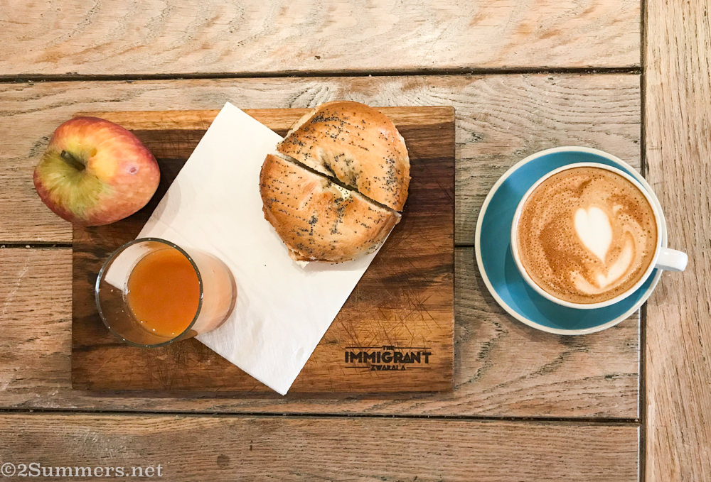 Breakfast at the Immigrant in Braamfontein