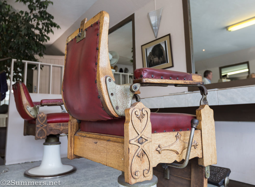 Old school barber chair at Scala Barber