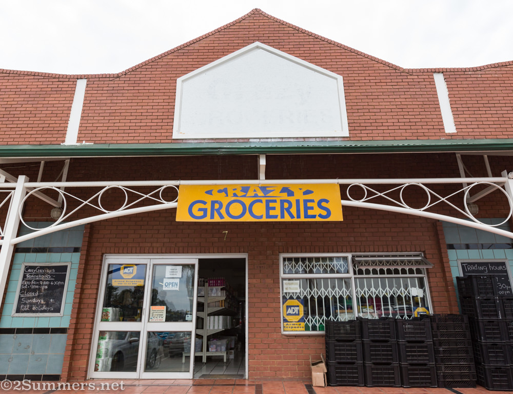 Outside Crazy Groceries