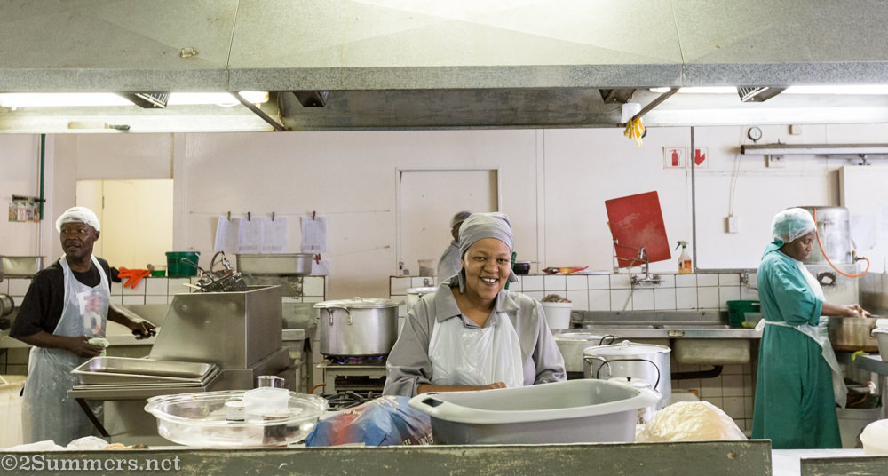 Staff cooking at Feigel’s