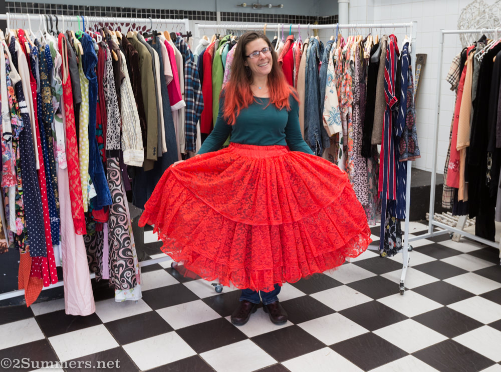 Heather in skirt from the Stuff We Love