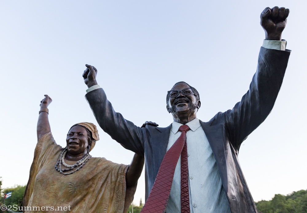 Tambos sculptures at Long March to Freedom