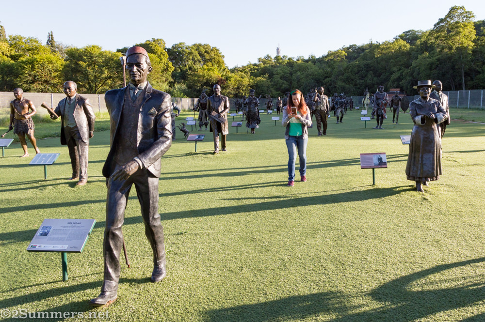 Heather at the Long March to Freedom
