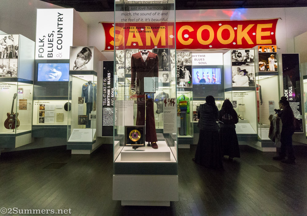 Music section in African American Museum