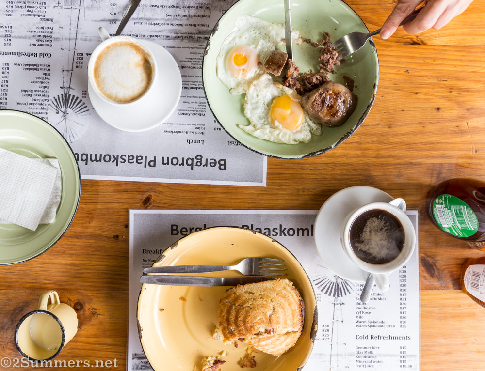 Breakfast at Bergbron Plaaskombuis