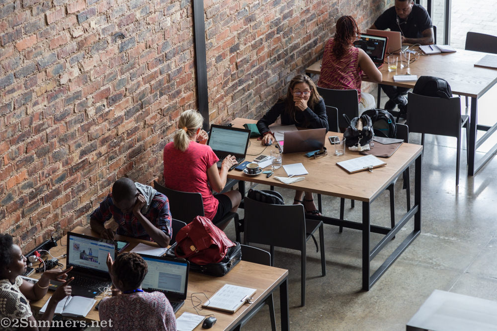 Freelancers working at Thirdspace