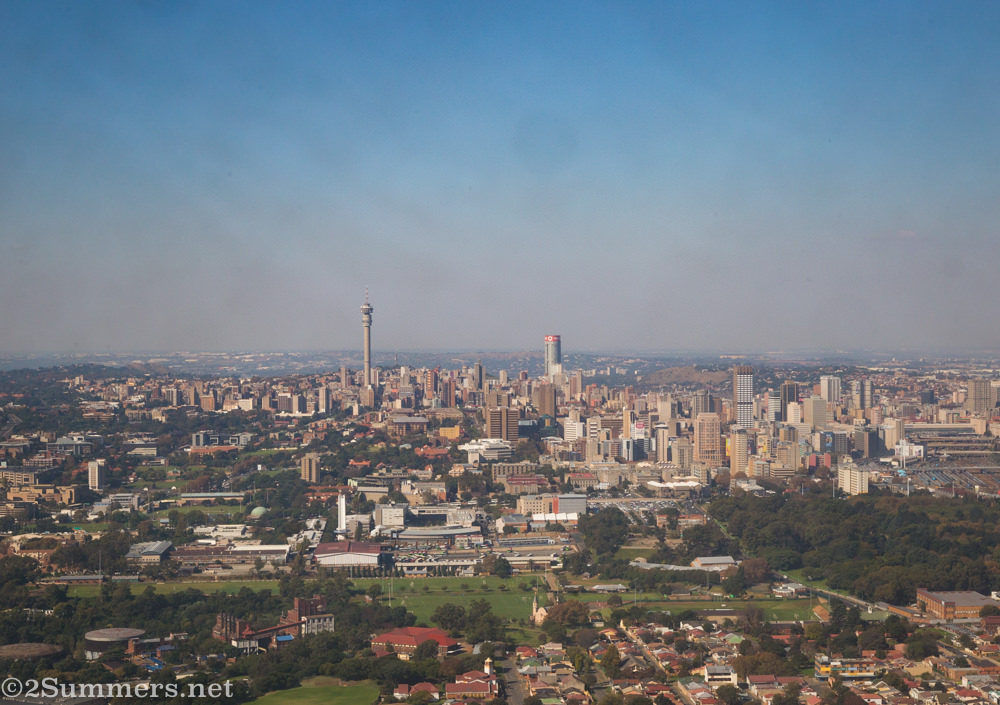 Skyline from the Sentech Tower