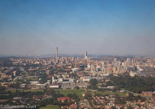 Skyline from the Sentech Tower