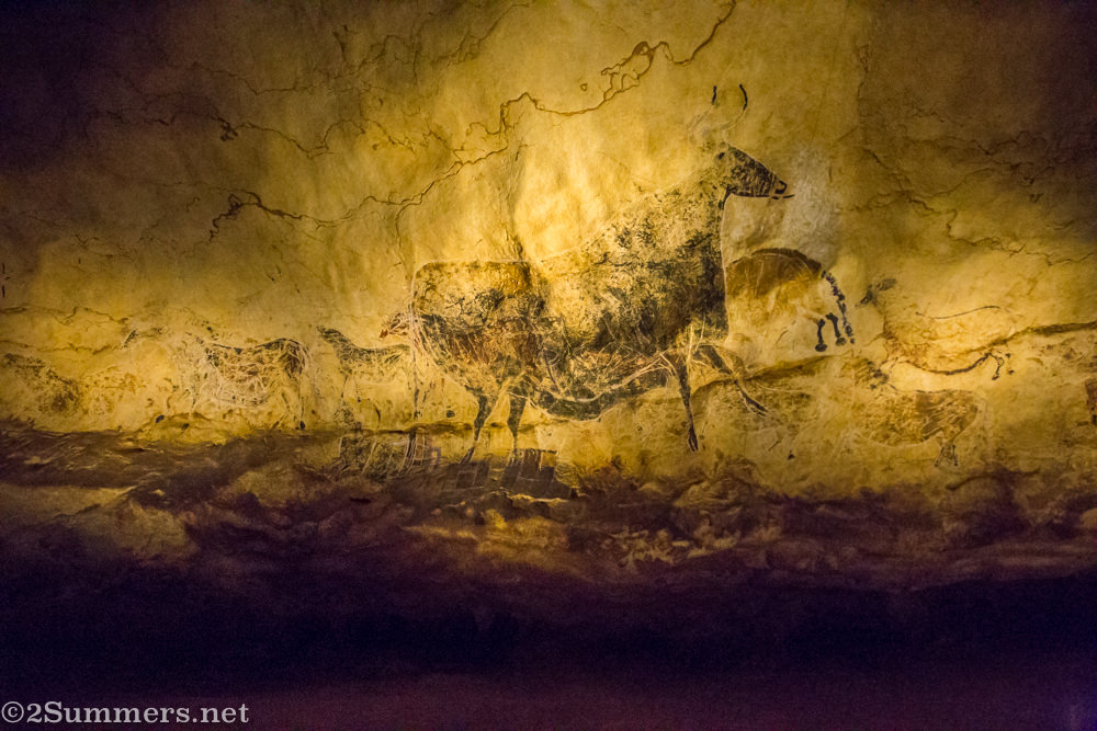 Lascaux rock art painting at Sci-Bono