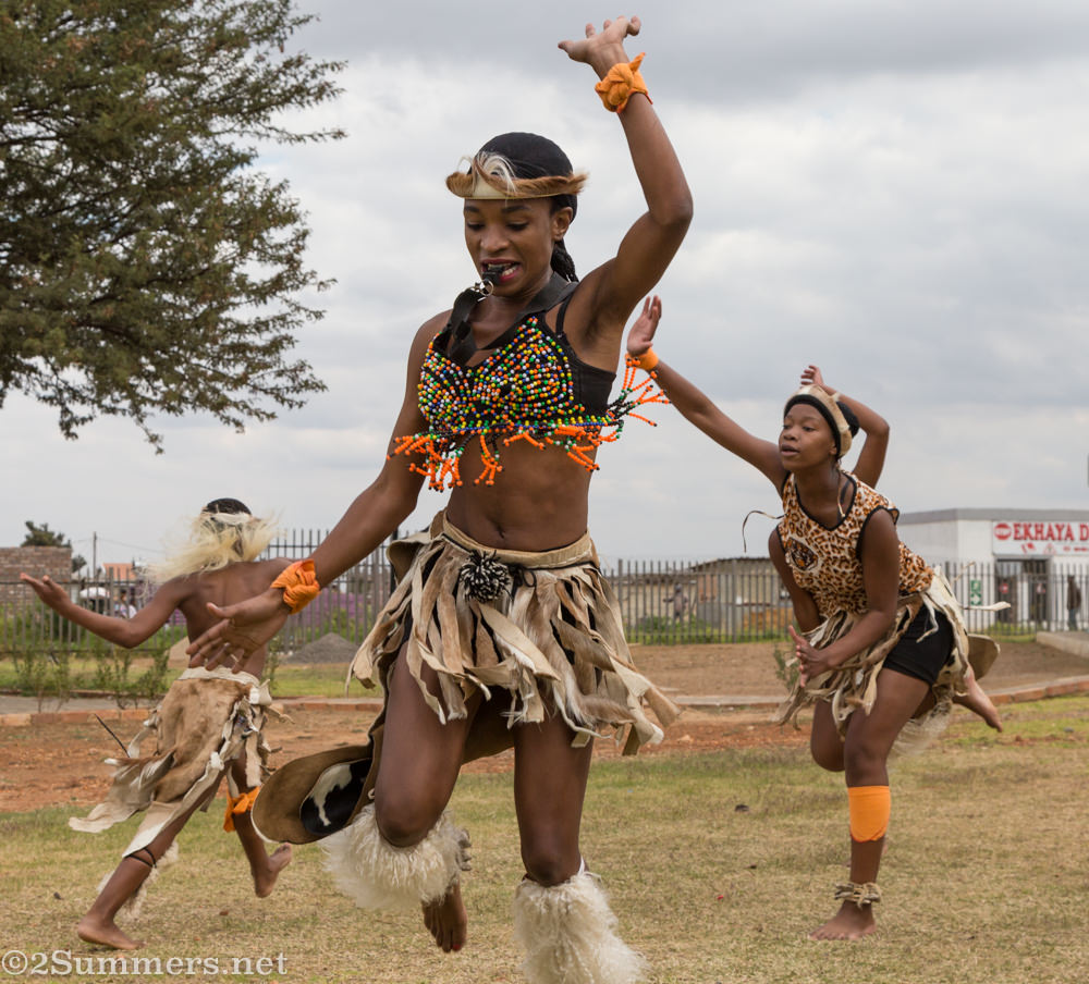 Zulu dancing in Orange Farm