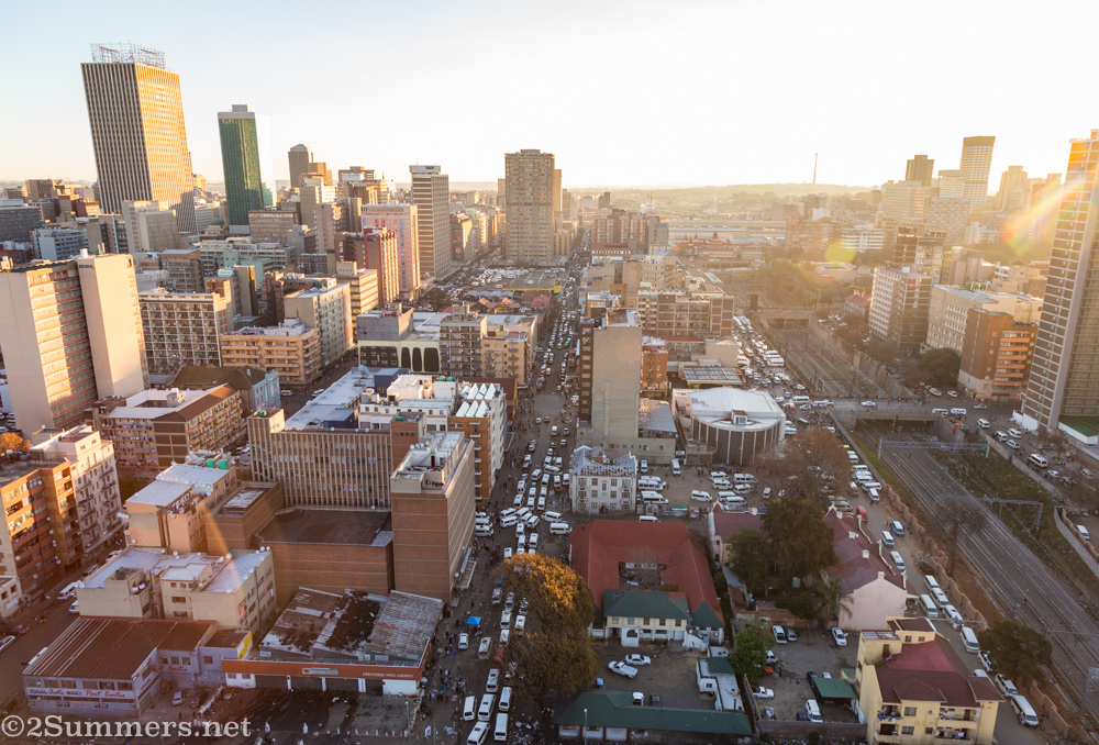 Joburg view from 120 End Street