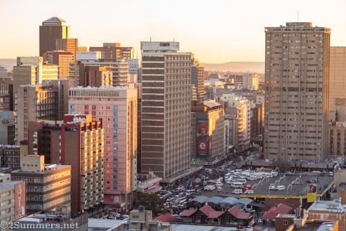 Downtown Joburg from 120 End Street