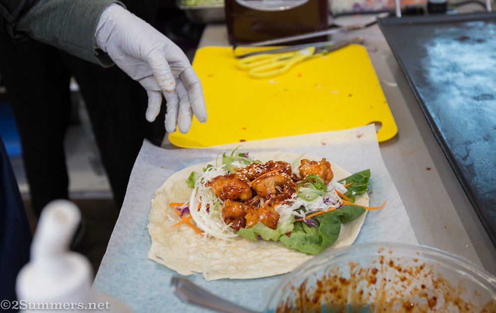 Chicken wrap from Chilli Mania