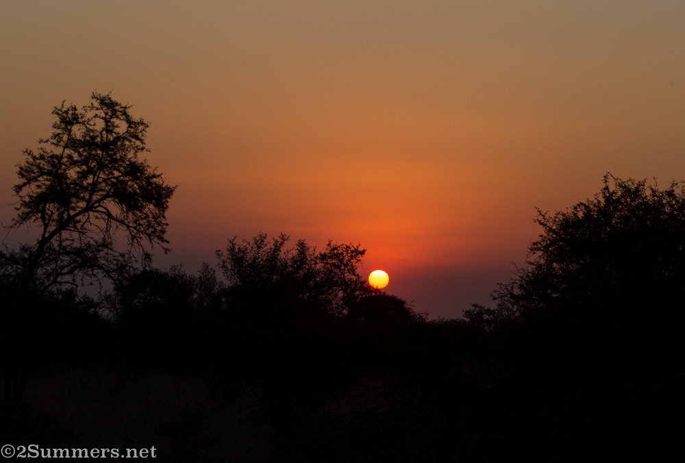 Sunset in Dinokeng