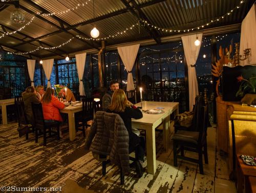 Zietsies dining room at night