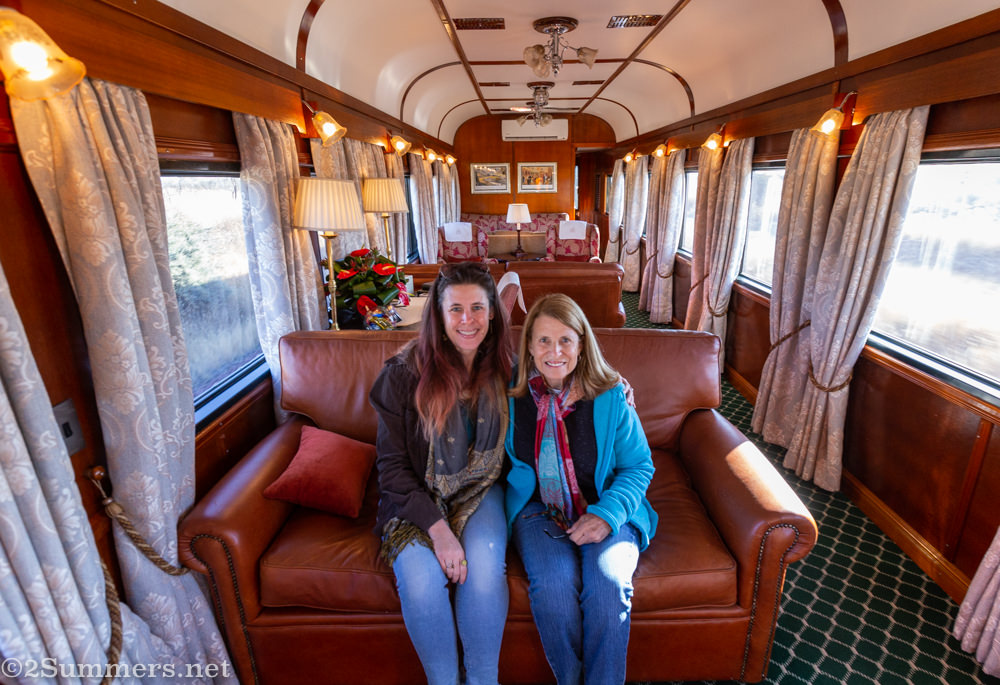 Heather and Mom on Rovos