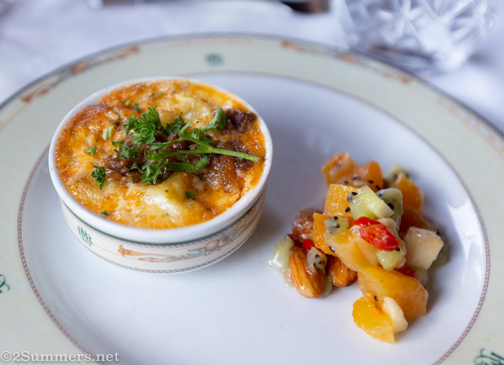 Bobotie lunch starter