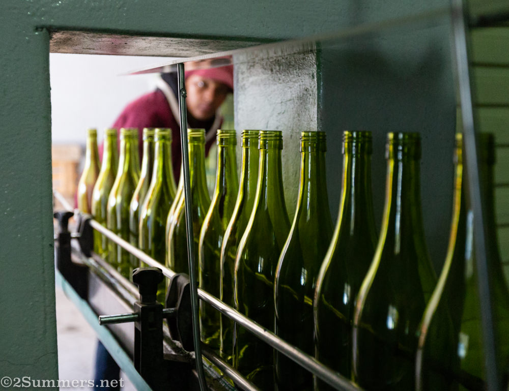 Wine bottles at Excelsior