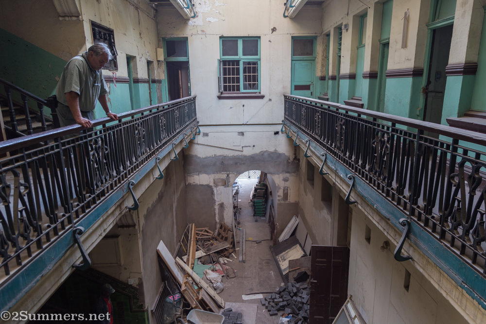 View from the first floor of Somerset House in March 2018
