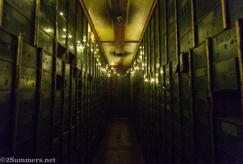 Safety deposit boxes at Somerset House, August 2018