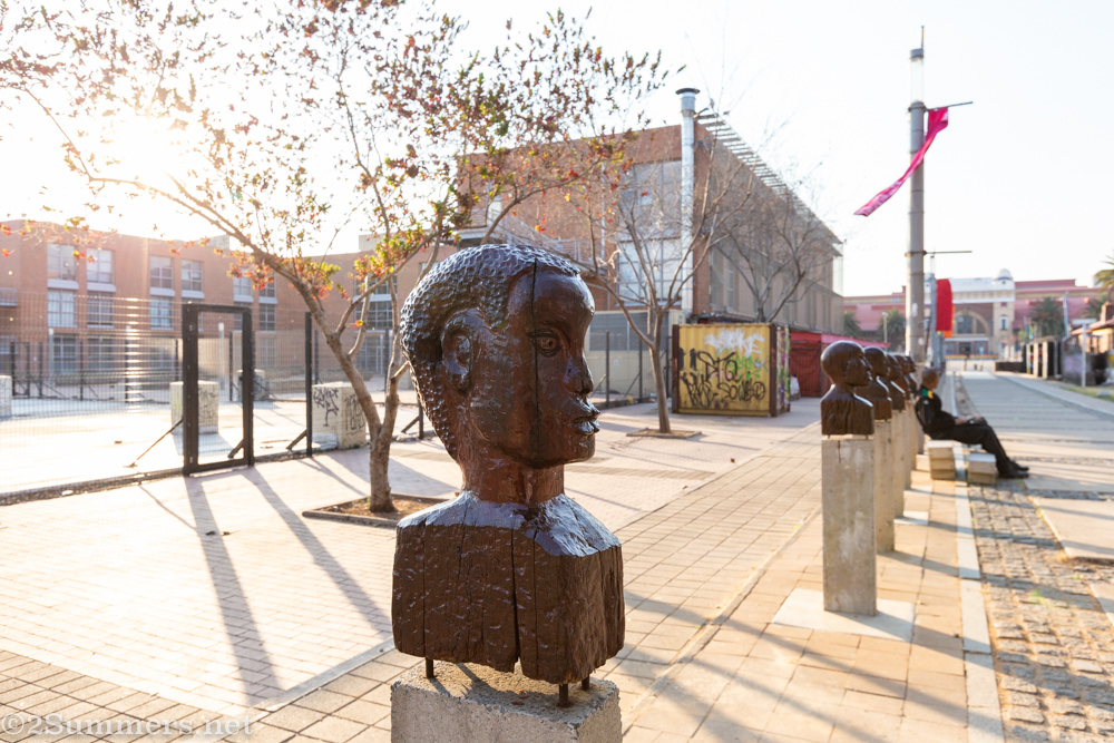 Newtown heads just before sunset