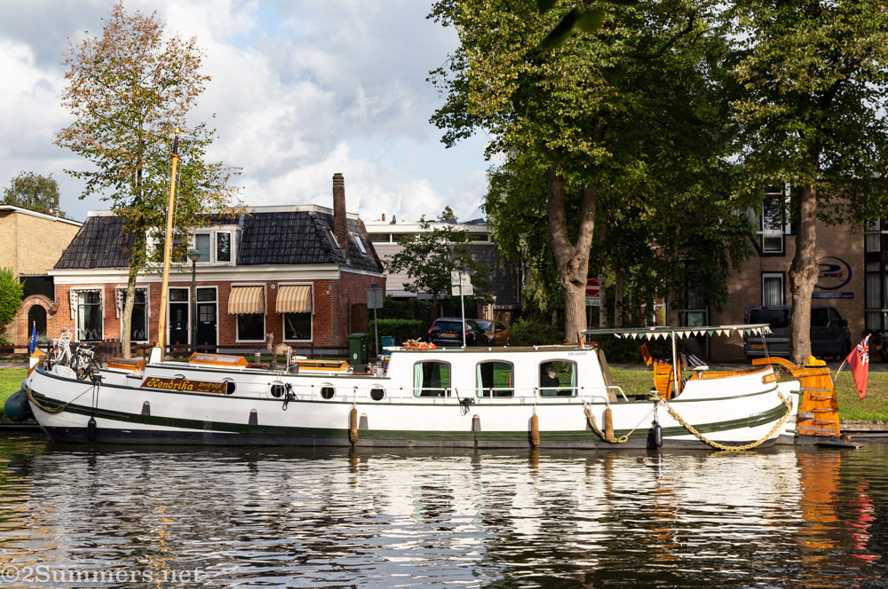 Hendrika the boat in Leeuwarden