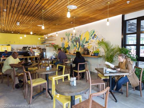 Inside Lexi's Healthy Eatery in Sandton