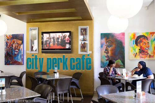 Inside City Perk Cafe